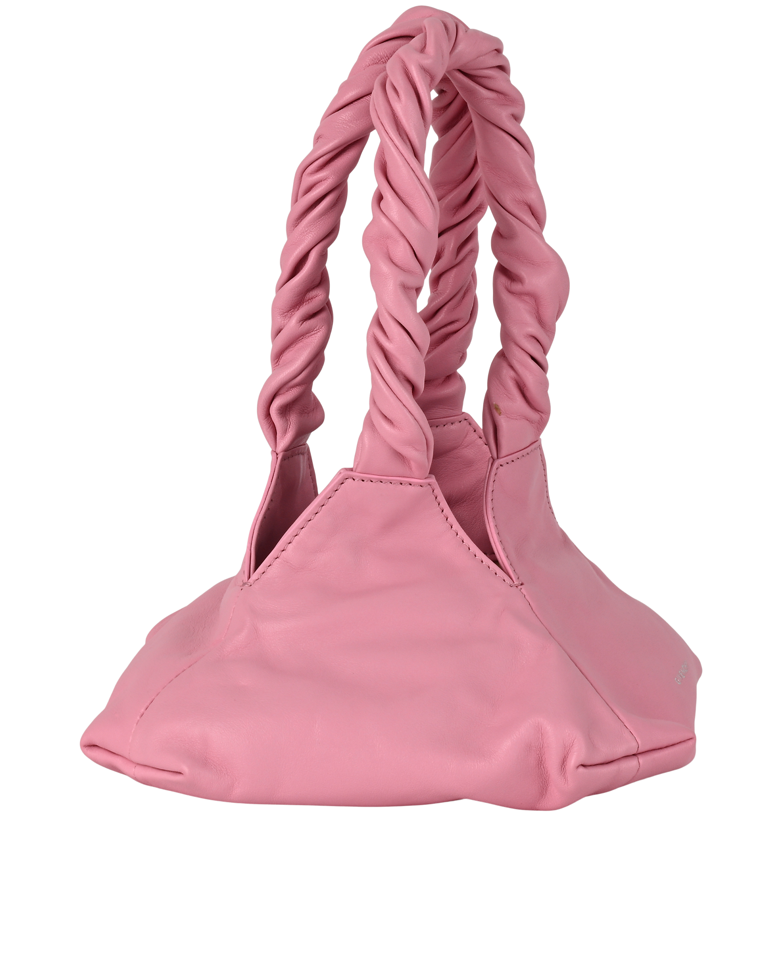 Balle Mini Tote, &pound;395, Handbags, Pink, Leather, Bottom view